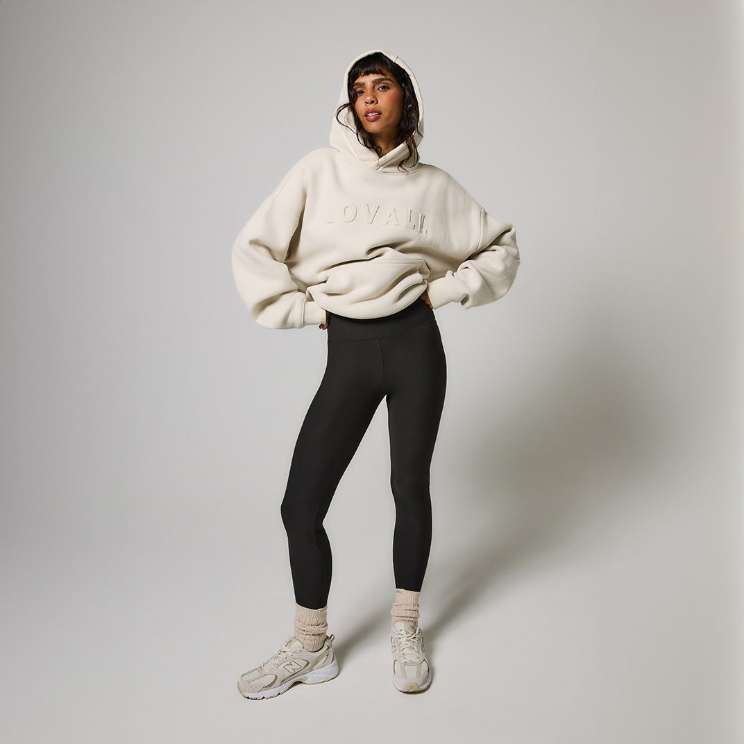 Alltägliche Winter-Leggings mit hoher Taille - Schwarzkaffee