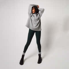 Winter High-Waist Leggings für jeden Tag – Tiefes Waldgrün