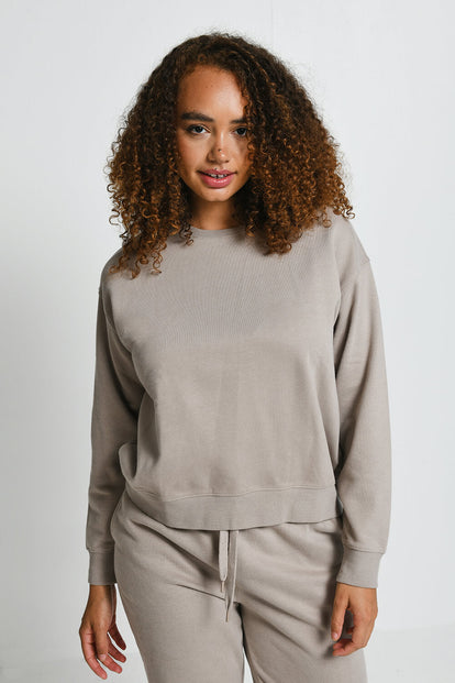 Everyday Sweatshirt Komfort - Oatmeal Beige