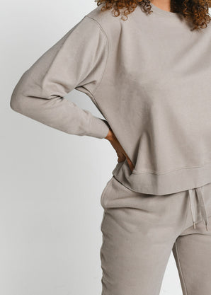 Everyday Sweatshirt Komfort - Oatmeal Beige