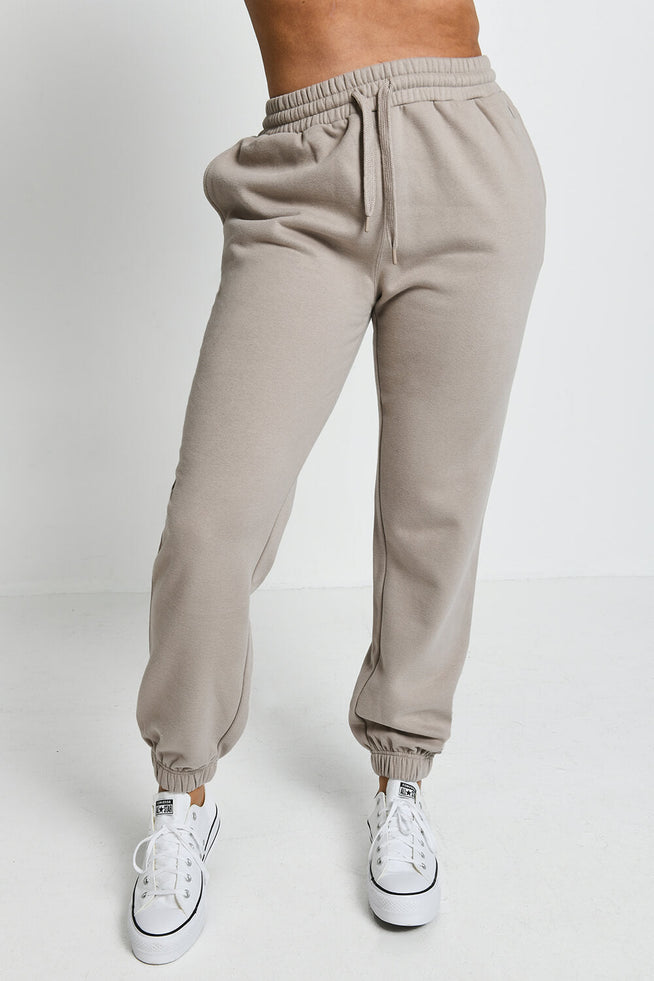 Alltägliche Jogginghose Komfort - Oatmeal-Beige
