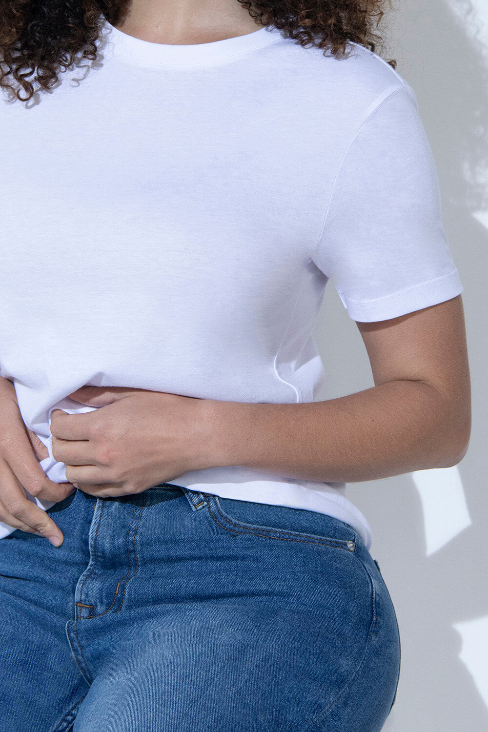 Alltägliche T-Shirt - Weißes