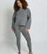 Pullover Mit Zopfstrickmuster - Grauer