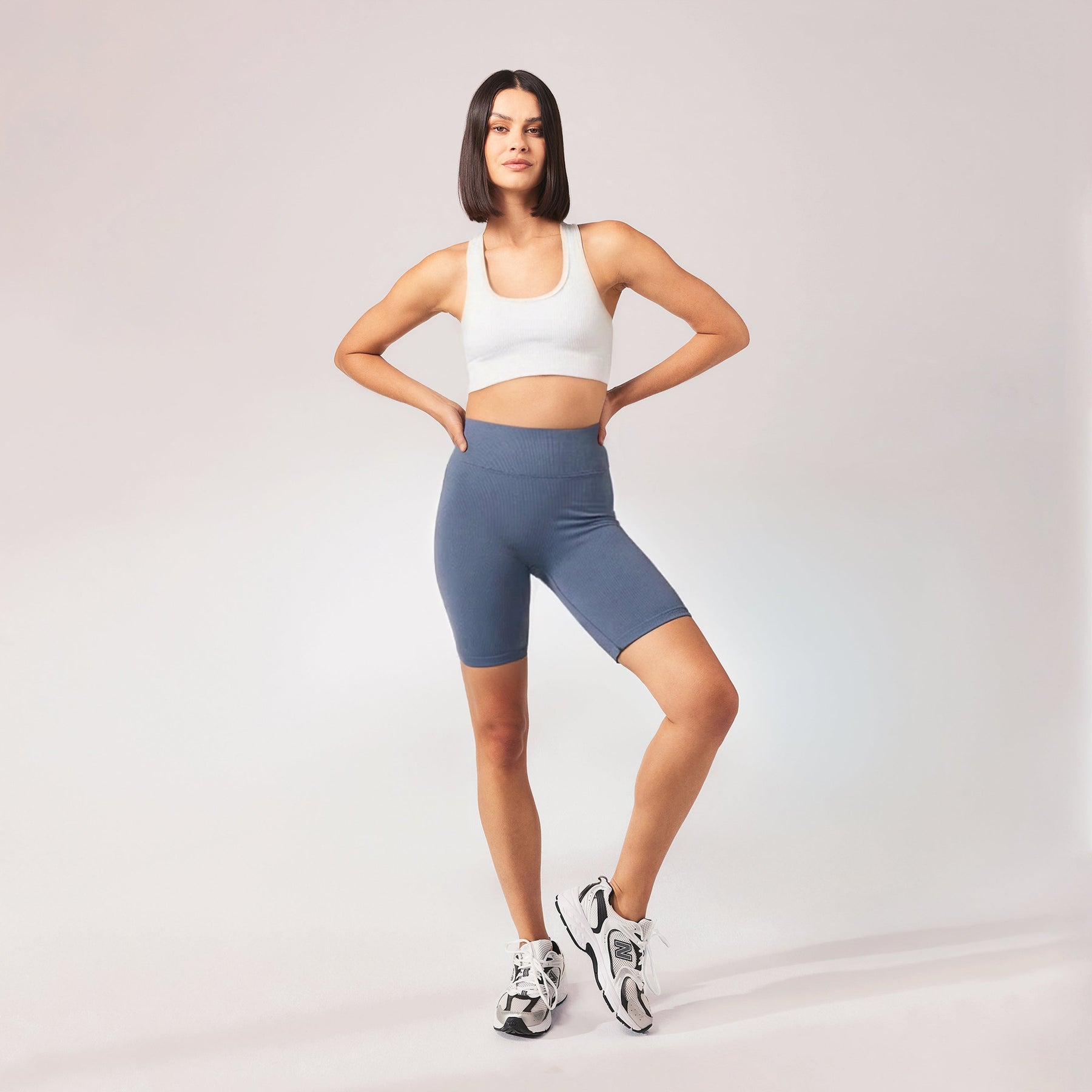 Alltägliche Leichte Radlerhose -Stahlblau