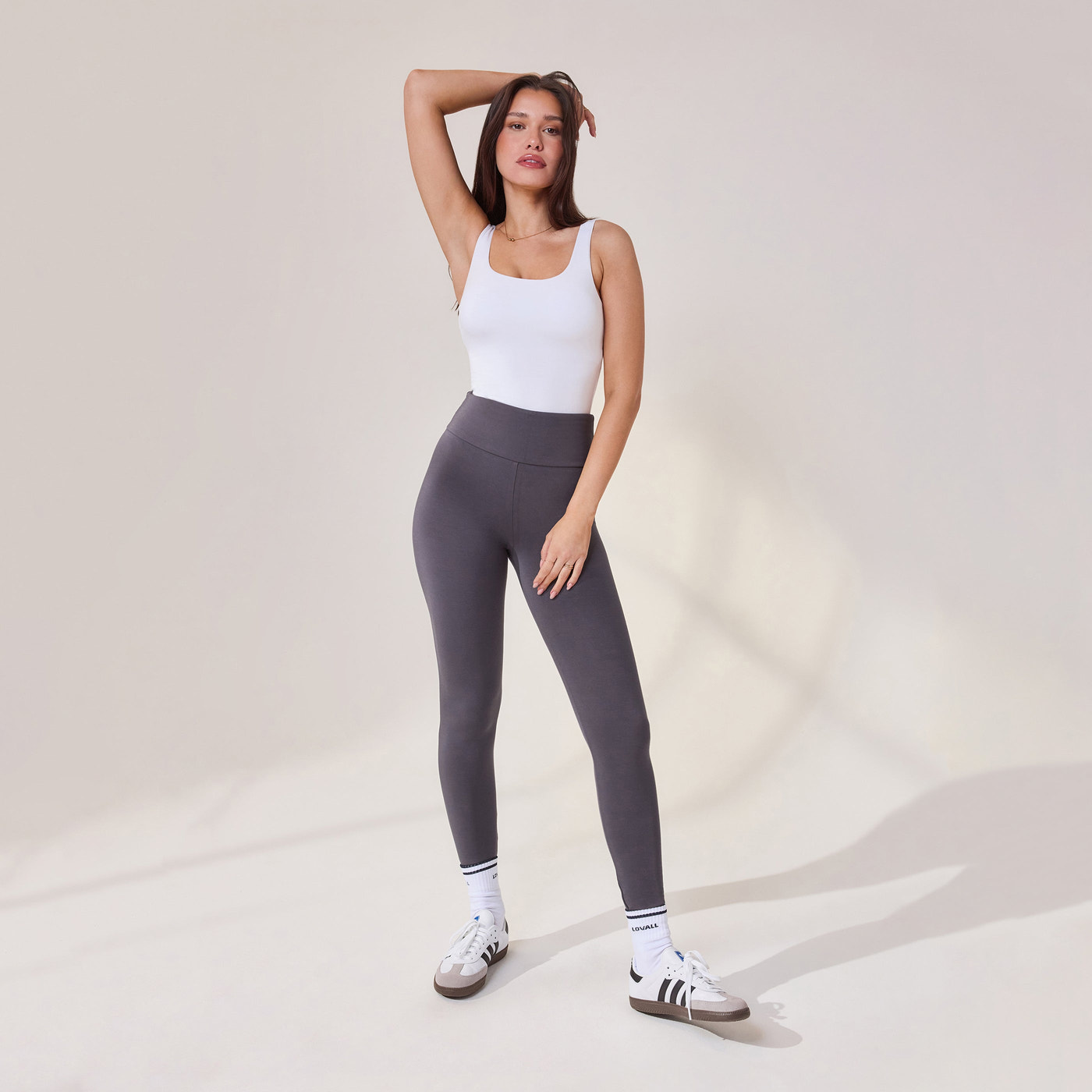 Alltägliche Leichte Leggings  - Odyssee-Grau