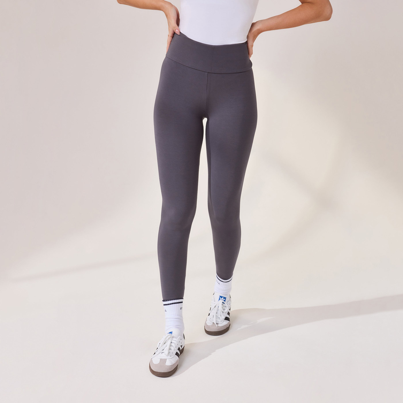 Alltägliche Leichte Leggings  - Odyssee-Grau