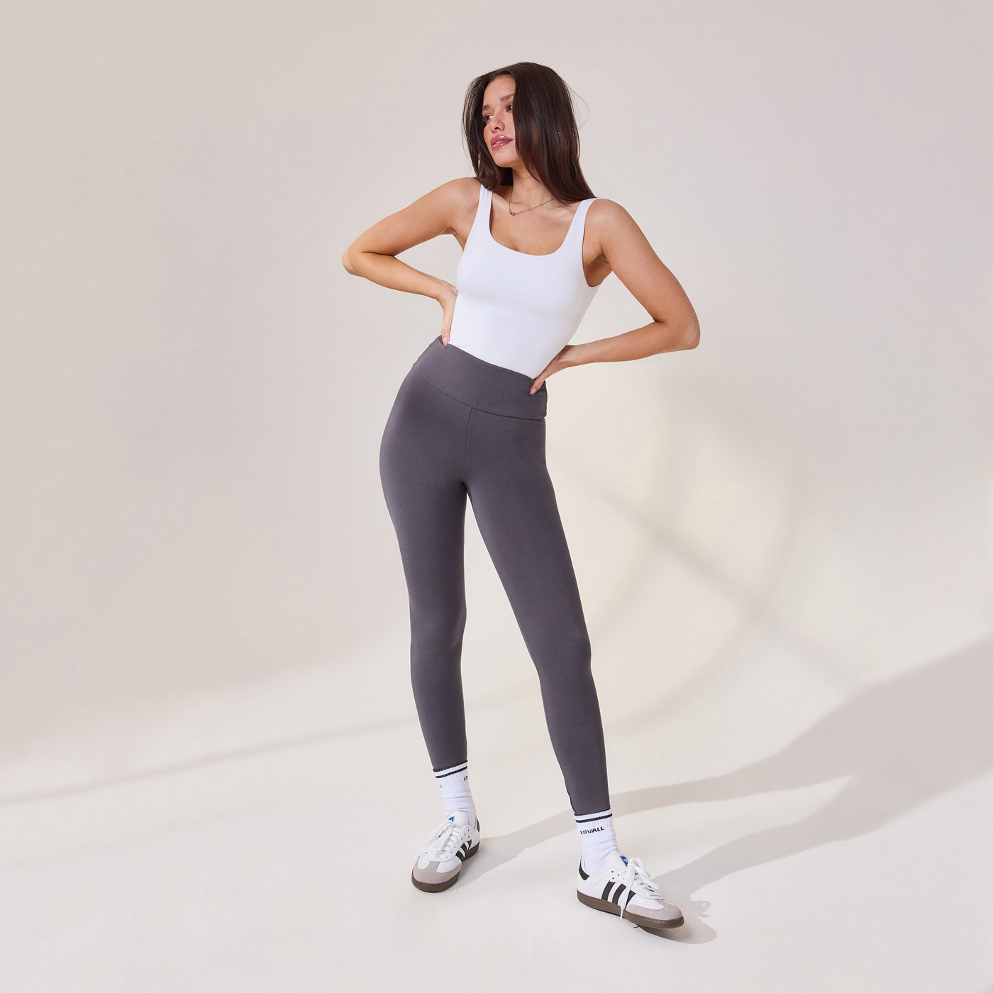 Alltägliche Leichte Leggings  - Odyssee-Grau