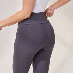 Leichte High-Waist-Leggings für jeden Tag – Odyssey Grey