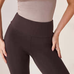 Leichte Alltagsleggings mit hoher Taille – Black Coffee