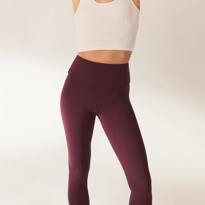 Alltägliche Leichte Leggings - Burgunderrote