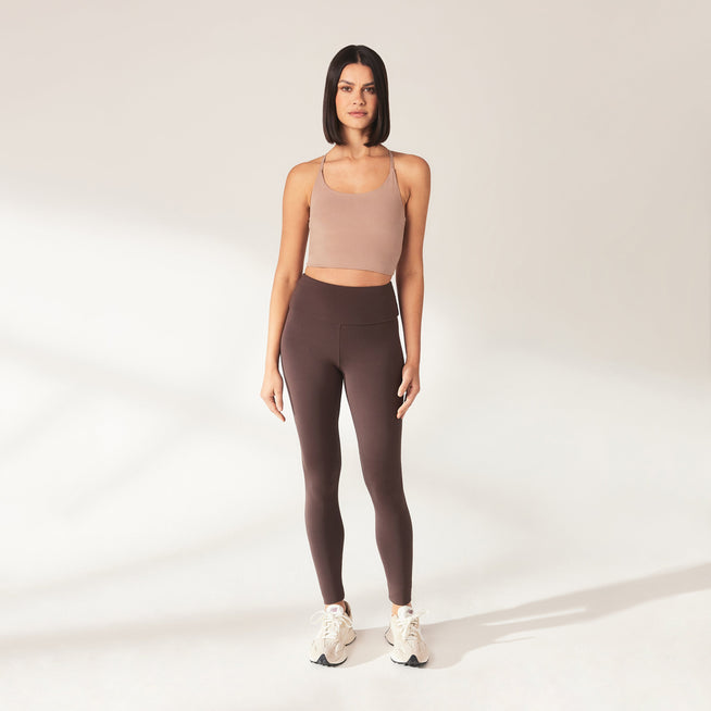 Alltägliche Leichte Leggings - Espresso Braune