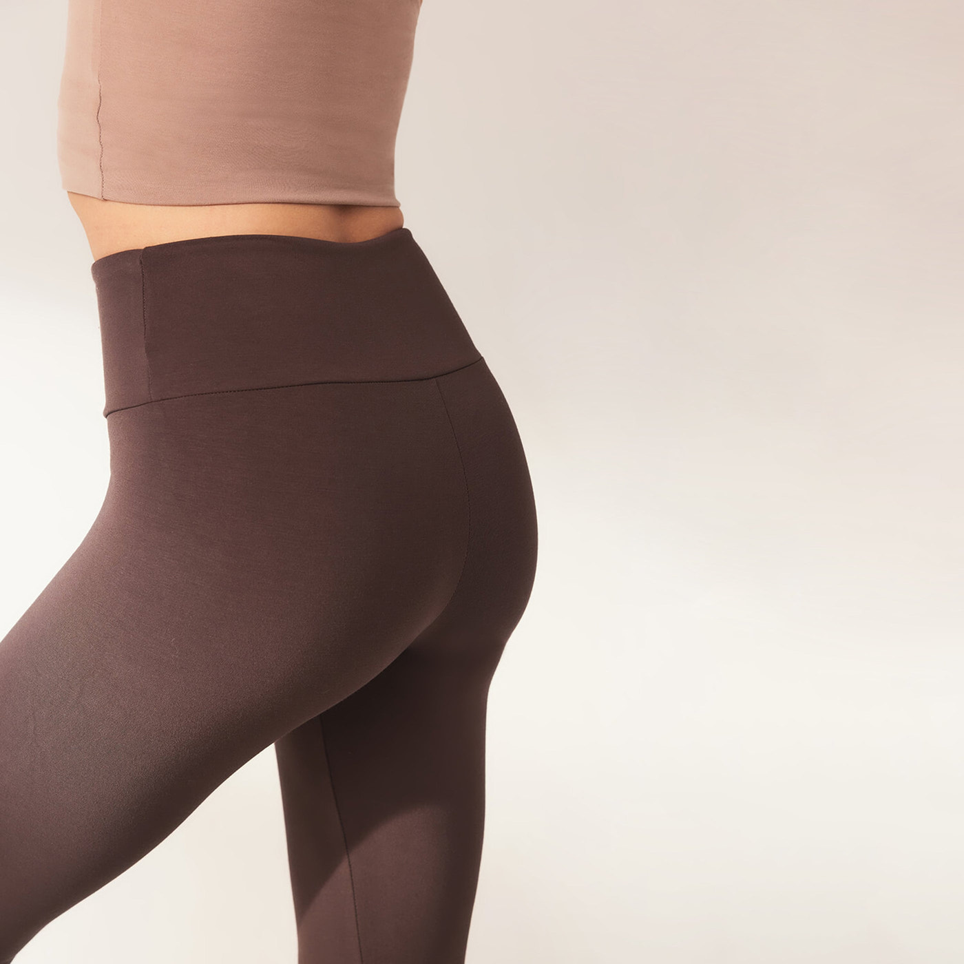 Alltägliche Leichte Leggings - Espresso Braune
