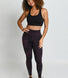 Revitalise High Waisted Leggings - Dunkel-Kirsche Tie-Dye