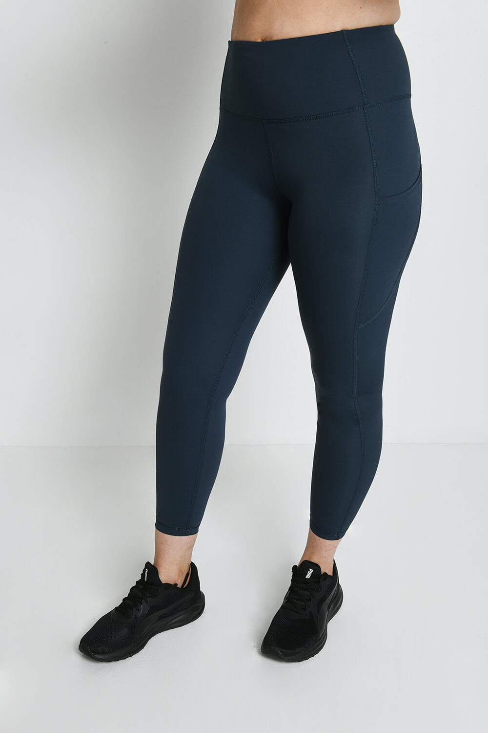 Energise 7/8 High Waisted Sportleggings - Thunderblaue
