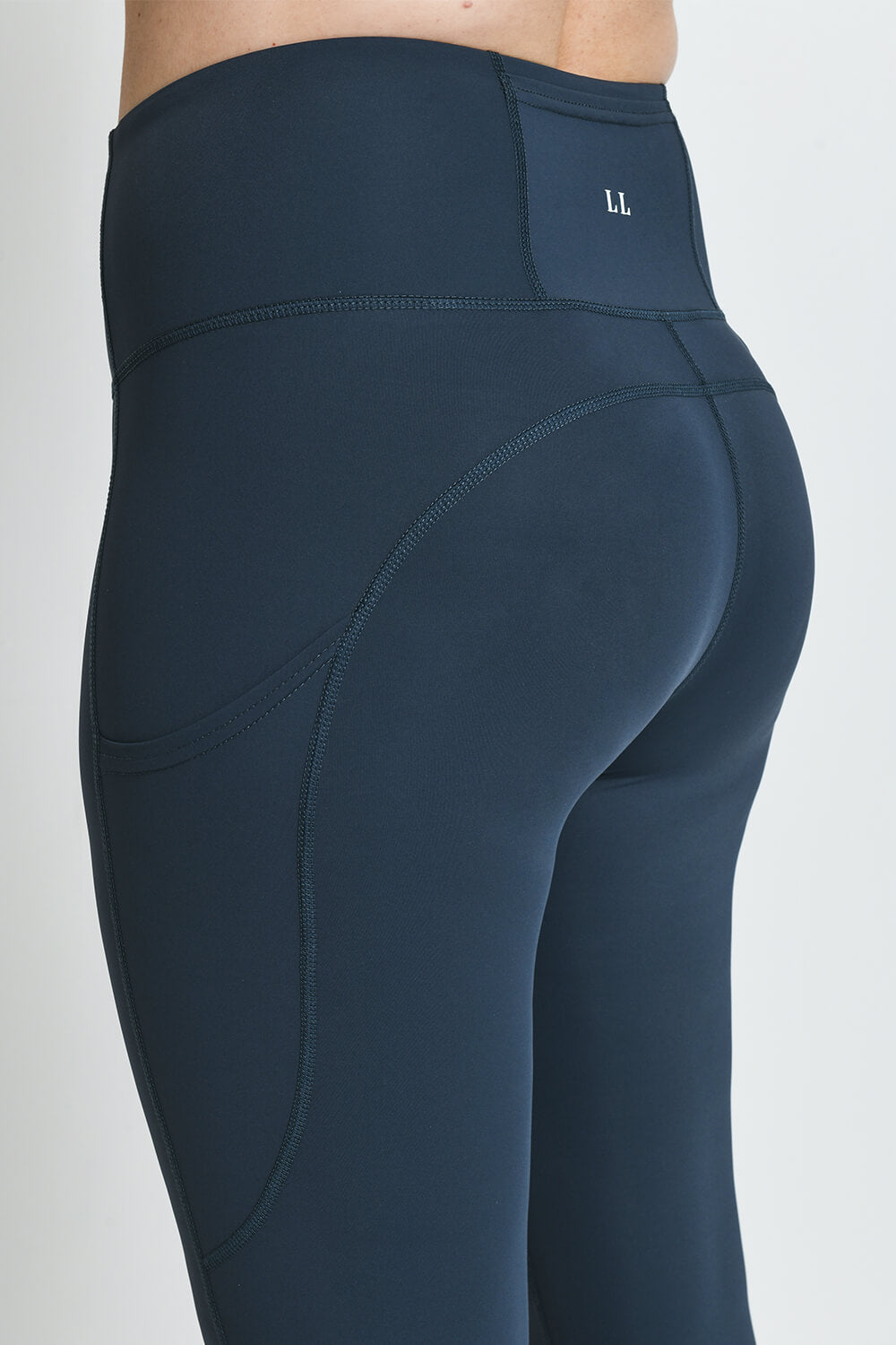 Energise Cropped Sportleggings  - Thunderblaue