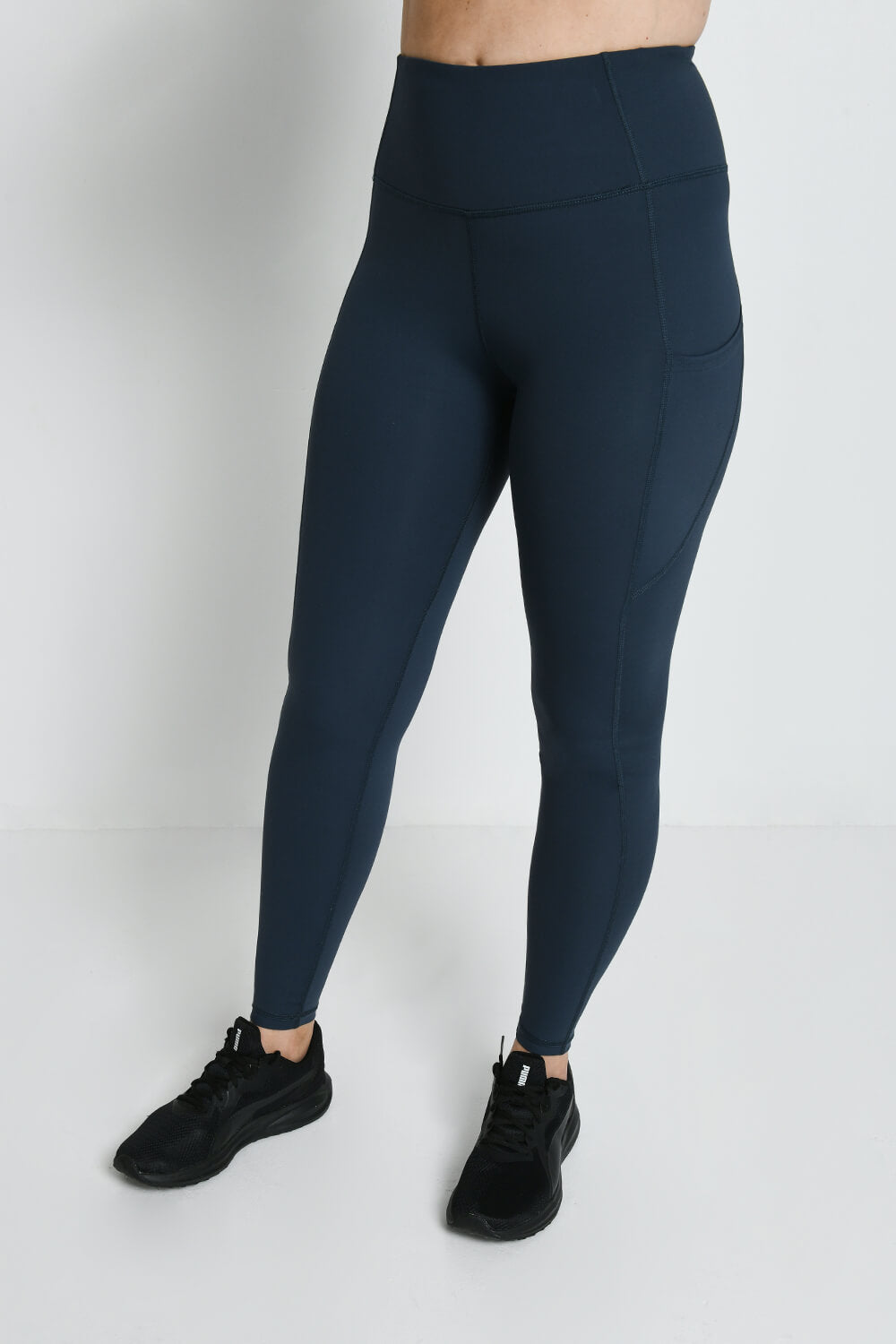 Energise High-Waisted Sportleggings - Thunderblaue