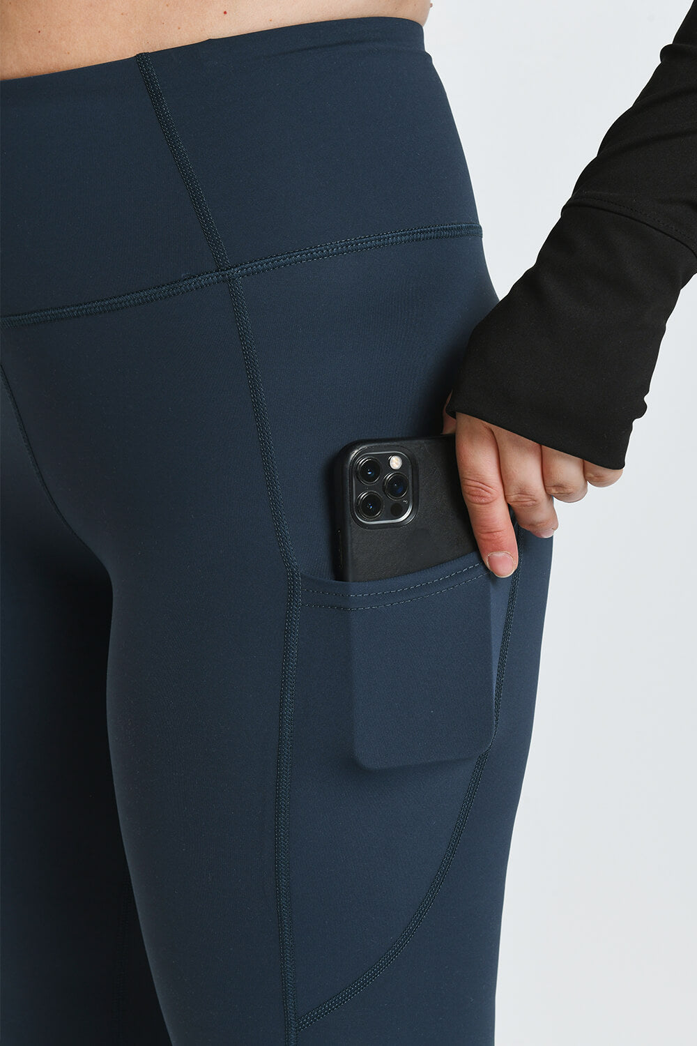 Energise High-Waisted Sportleggings - Thunderblaue