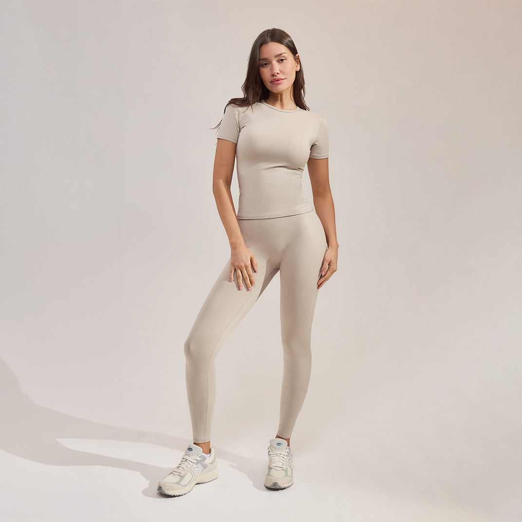Alltägliche Ultimate Leggings - Haferbeige