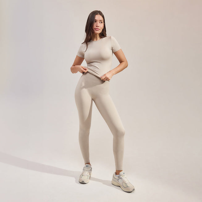 Alltägliche Ultimate Leggings - Haferbeige
