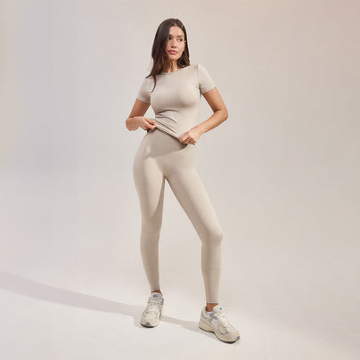 Alltägliche Ultimate Leggings - Haferbeige