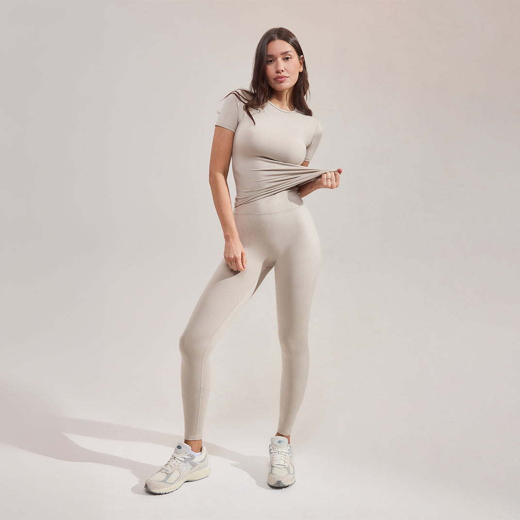 Alltägliche Ultimate Leggings - Haferbeige