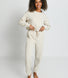Luxus Lounge Jogginghose - Vanilla Marl