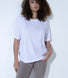 Oversize T-Shirt Curvy-Shirt - White