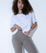 Oversize T-Shirt Curvy-Shirt - White