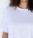 Oversize T-Shirt Curvy-Shirt - White