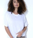 Oversize T-Shirt Curvy-Shirt - White