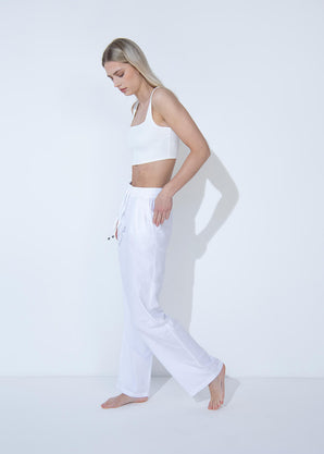 Everyday Leinenhose - White