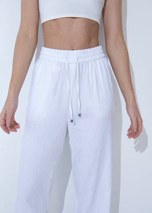 Everyday Leinenhose - White