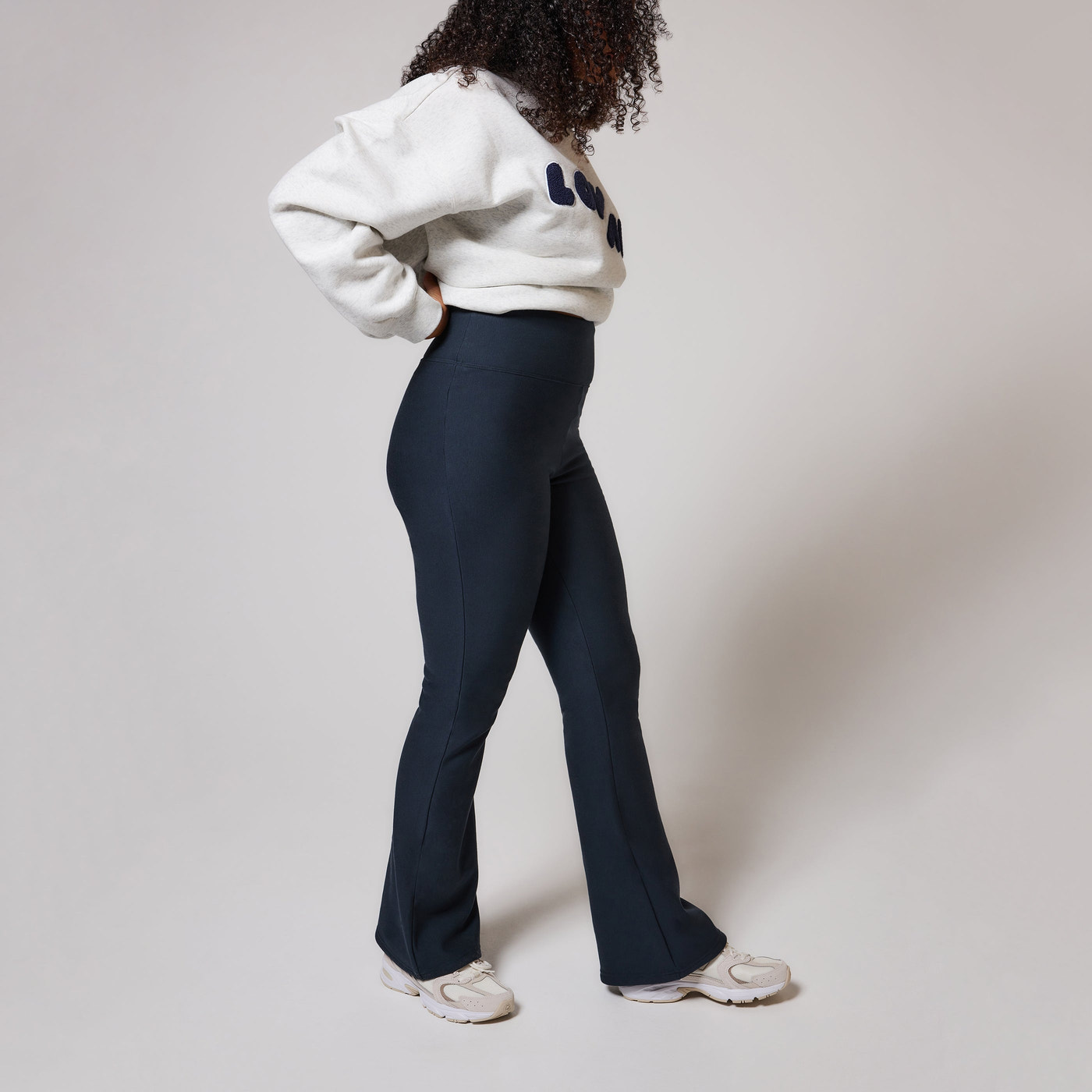 Schlaghose Leggings Winter Curvy - Vintage Navy