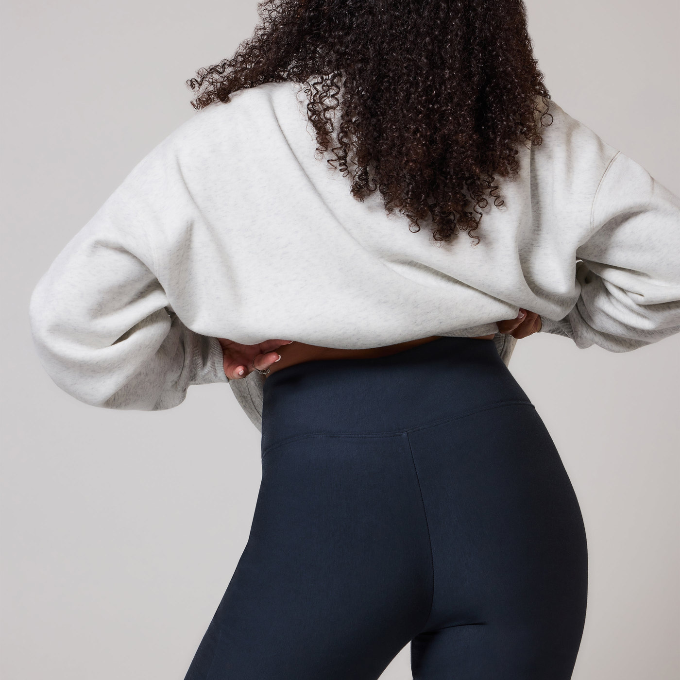 Schlaghose Leggings Winter Curvy - Vintage Navy