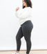 Everyday High Waisted Leggings - Dark Grey Marl