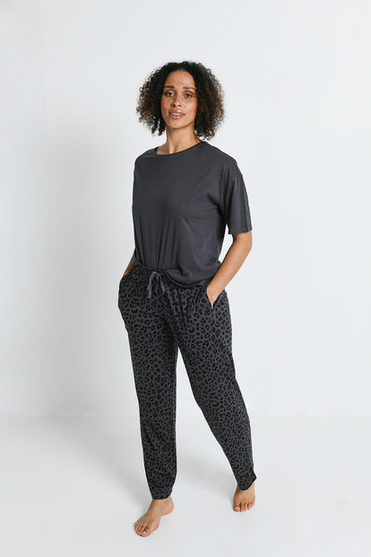 100% Baumwoll-Pyjama Set - Animal Print