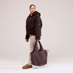 Stepptasche - Espresssobraun