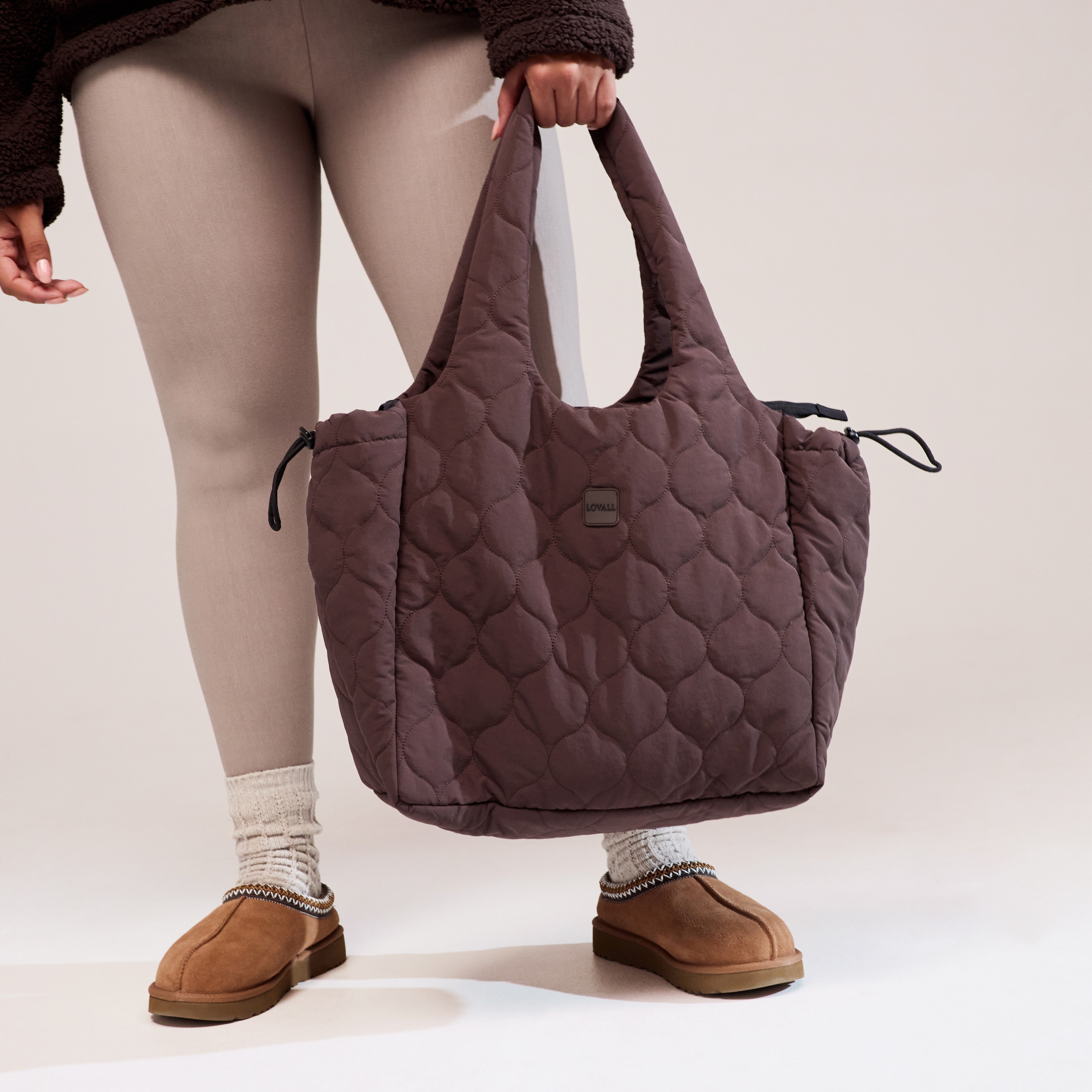 Stepptasche - Espresssobraun