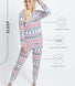 Soft Touch Pyjama Set  - White Christmas Print