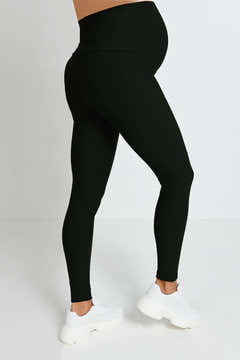 Umstands-Winter-Alltagsleggings – Tiefes Oliv