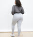 Everyday High Waisted Leggings Curvy - Light Grey Marl