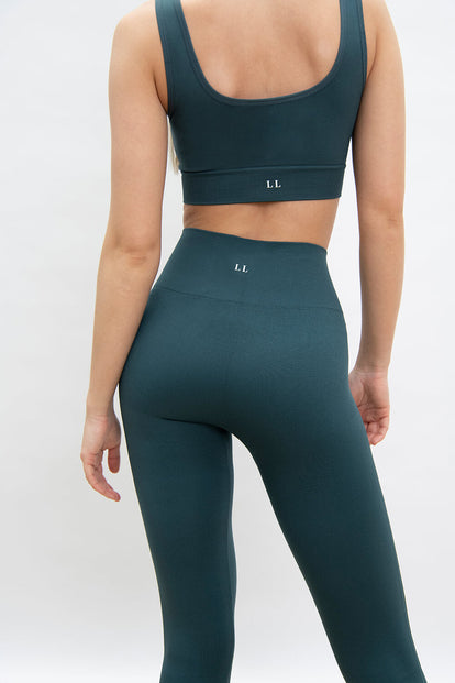 Ultimate Seamless High Waisted Leggings - Teal Blue