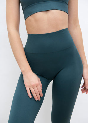 Ultimate Seamless High Waisted Leggings - Teal Blue