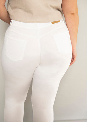 Ultimate Jeggings Curvy - White