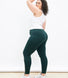 Everyday High Waisted Leggings Curvy - Forest Green