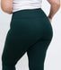 Everyday High Waisted Leggings Curvy - Forest Green