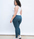 Everyday High Waisted Leggings Curvy - Petrol Blue