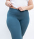 Everyday High Waisted Leggings Curvy - Petrol Blue