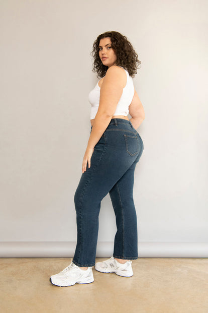 Straight-Fit Jeans Curvy - Dark Blue