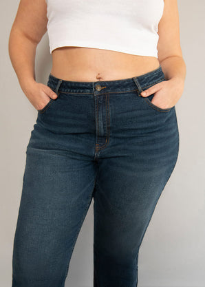 Straight-Fit Jeans Curvy - Dark Blue